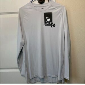 Fishing Shirt Gillz UV Long sleeve Shirt (Glacier Gray) (Size M)